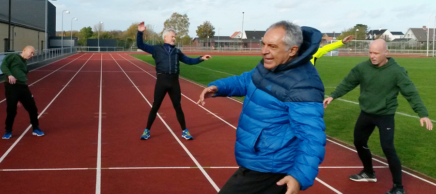 Løbekursus med Zlatko Zaharov i Idrætsparken i Nyborg
