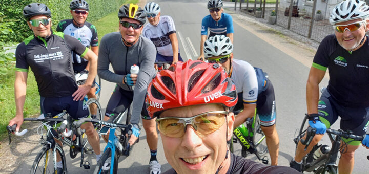 Cykeltræning på en sommerdag