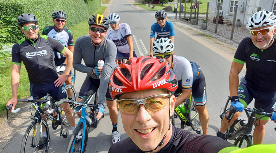 Cykeltræning på en sommerdag