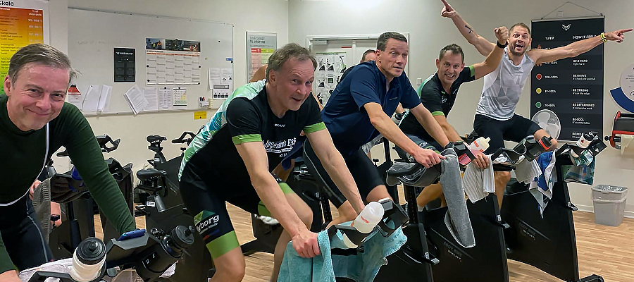 Fælles spinning Nyborg Triathlon Klub