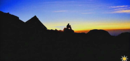 Udsigt til solopgang i horisonten