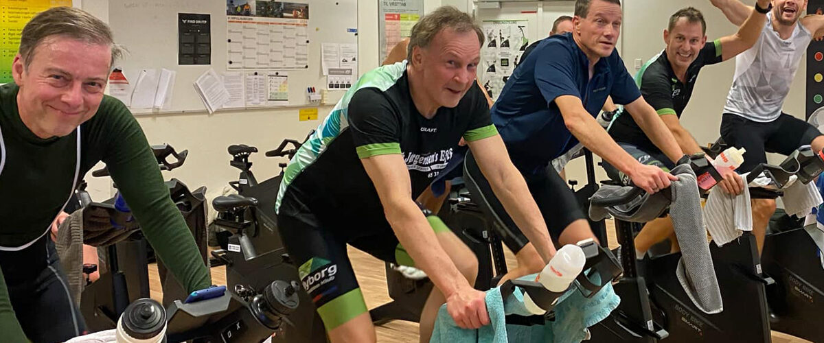 Spinning på række i Nyborg Triathlon Klub