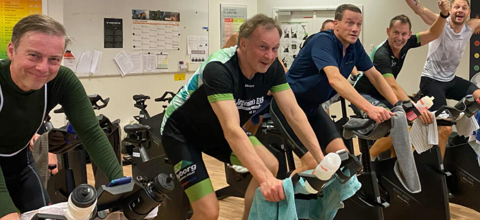 Spinning på række i Nyborg Triathlon Klub