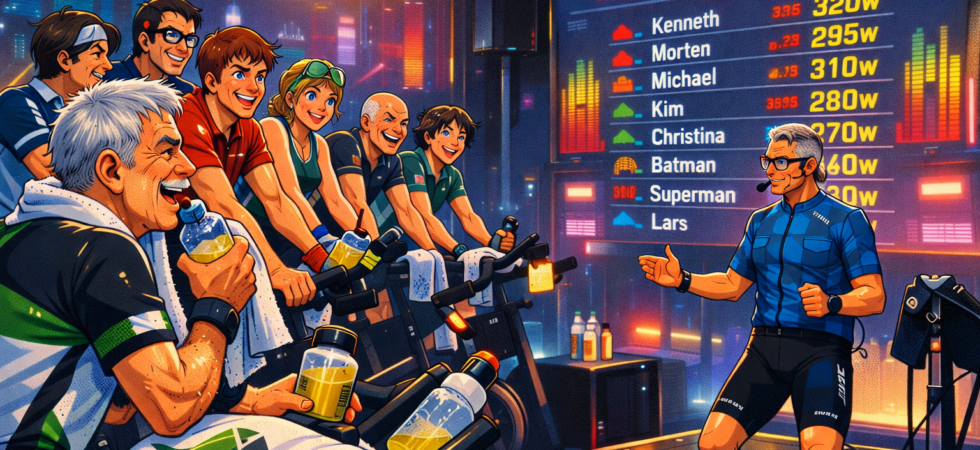 Indoor bike spinning i Nyborg Triathlon Klub